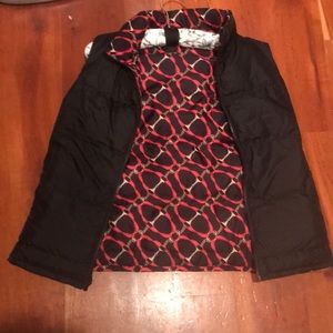 Ibkul reversible women’s golf vest in bitty print